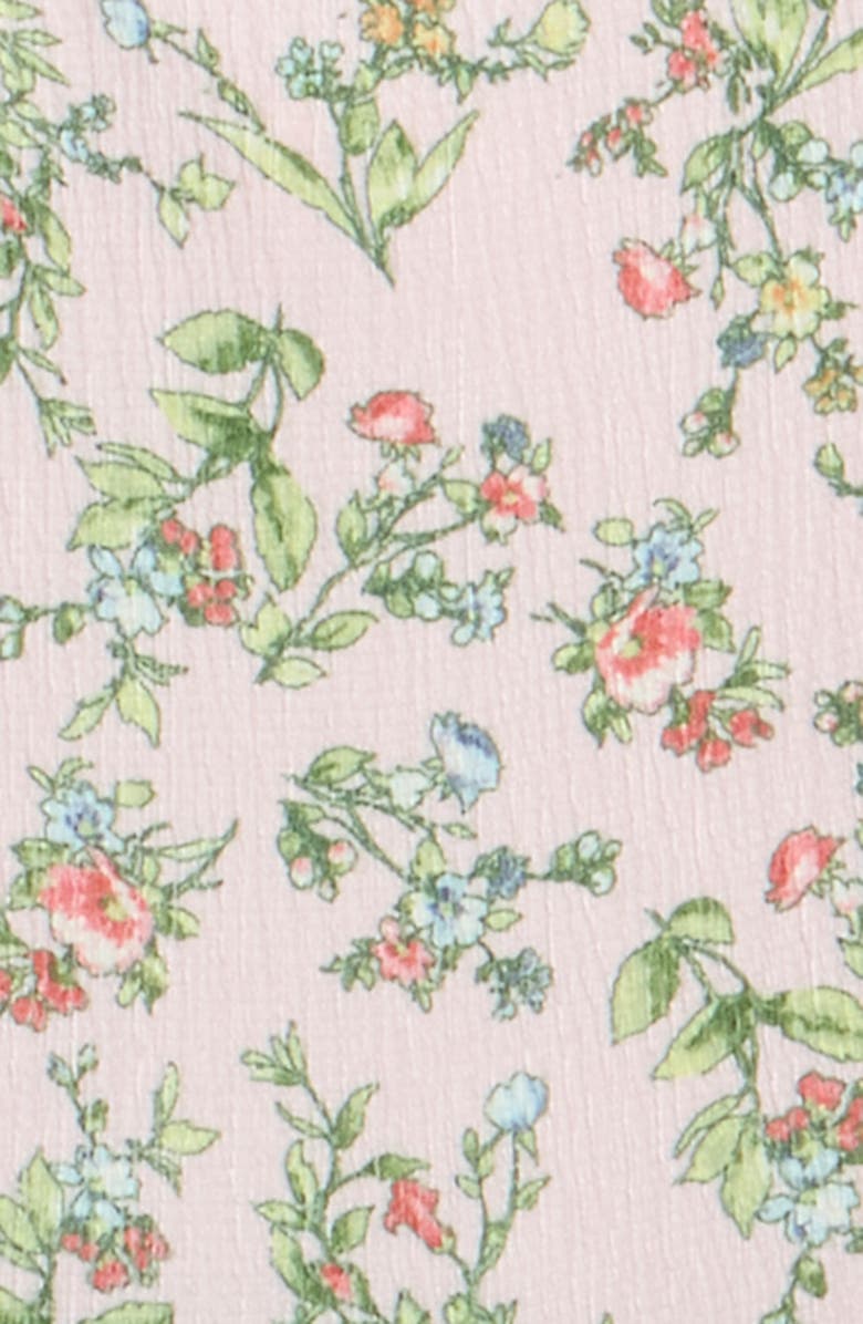 Truly Me Kids' Floral Tiered Ruffle Dress, Alternate, color, Pink Multi