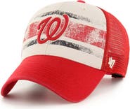 '47 Men's '47 Red Washington Nationals Breakout MVP Trucker Adjustable Hat