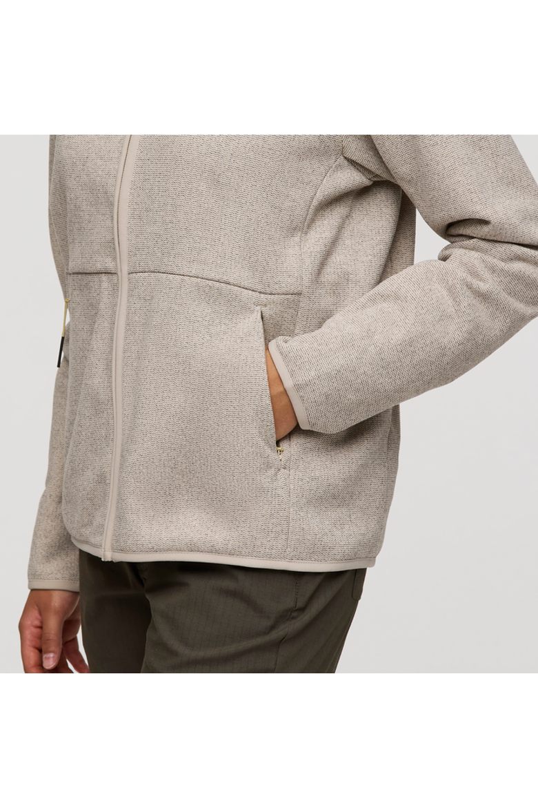 Envo Fleece Full-Zip Jacket - Women's, Alternate, color, Heather Cream