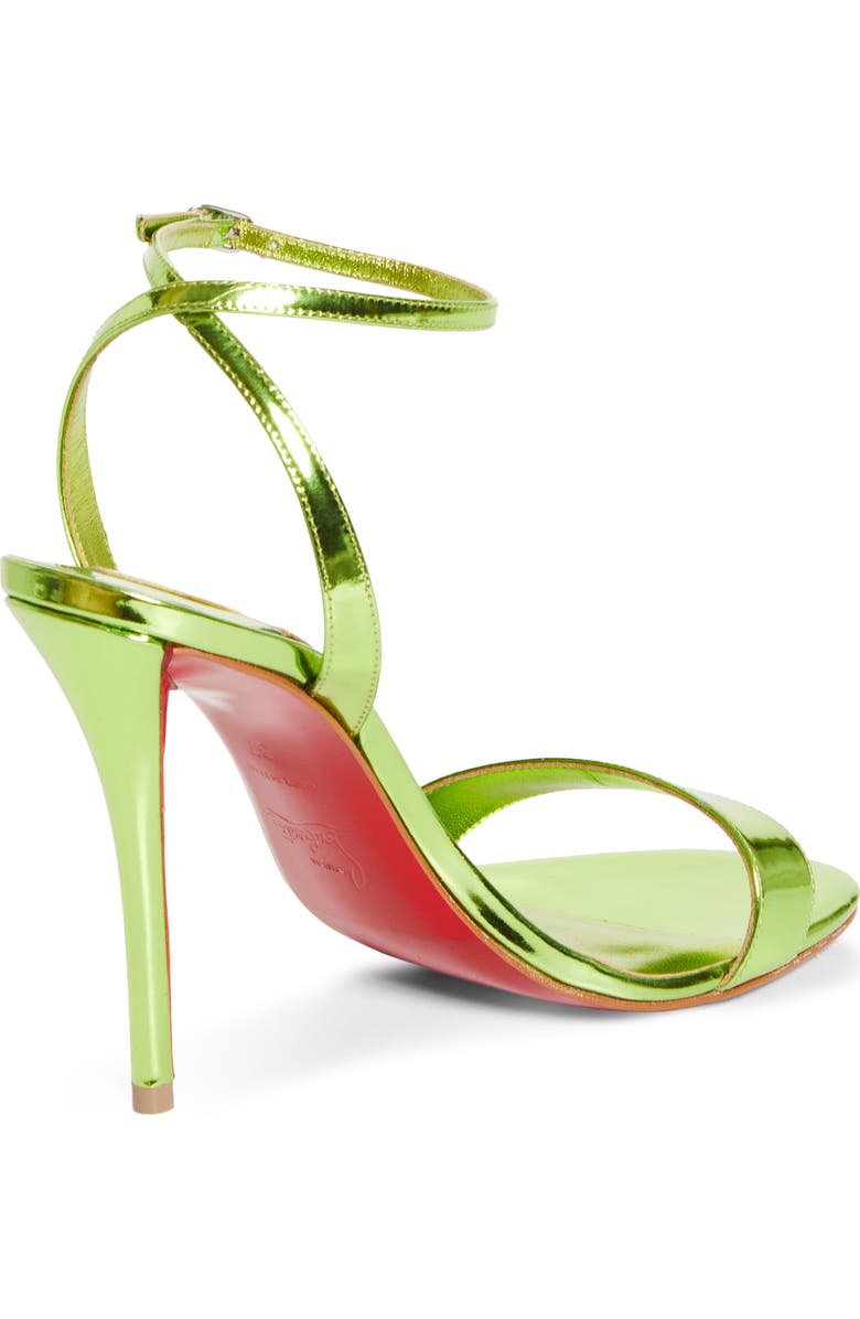 Christian Louboutin Miss Z Ankle Strap Sandal, Alternate, color, Kiwi/ Lin Kiwi