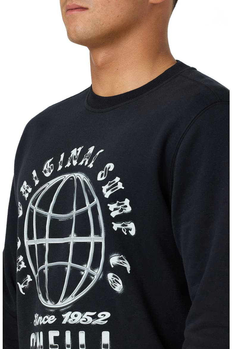 Fam Classic Fleece Crewneck Sweatshirt, Alternate, color, BLACK