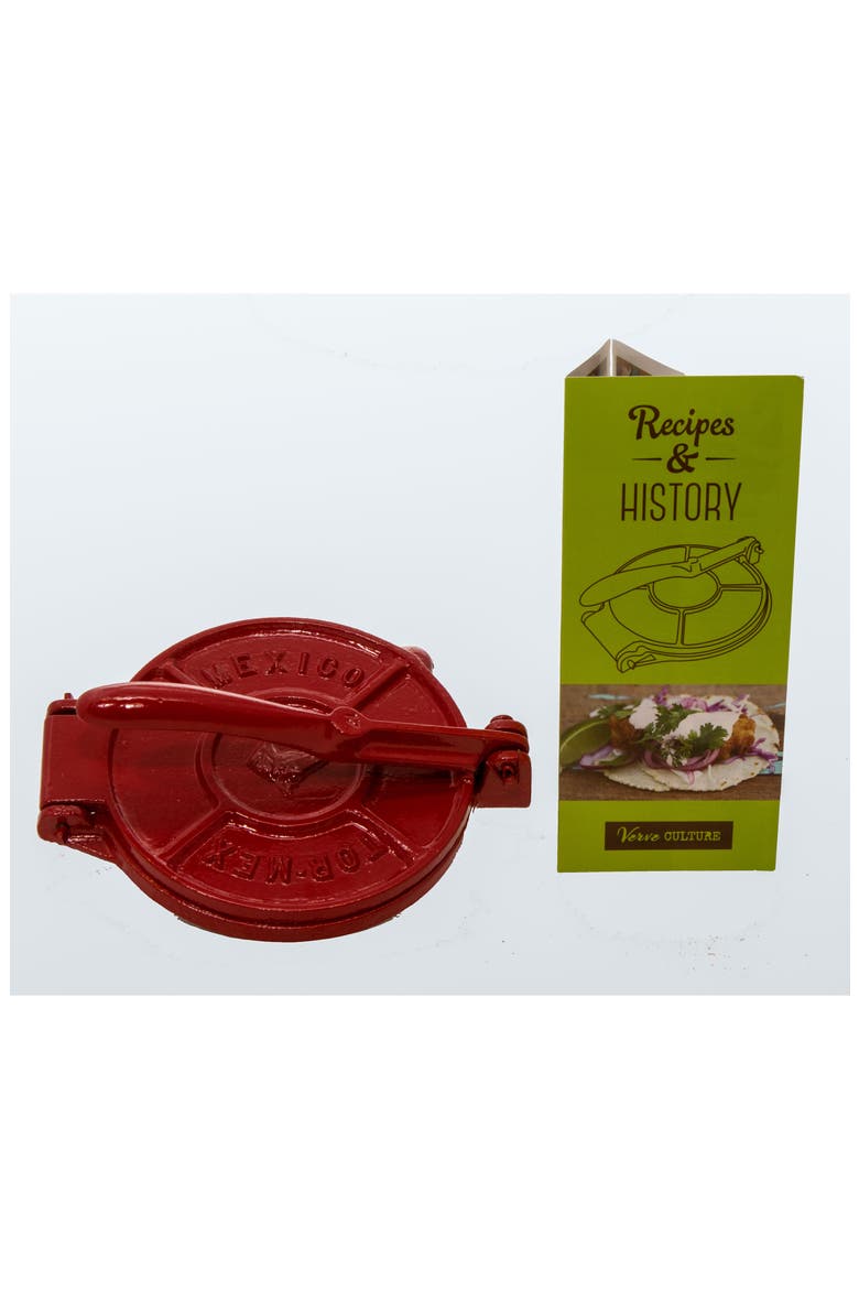 Red Cast Iron Tortilla Kit, Alternate, color, RED