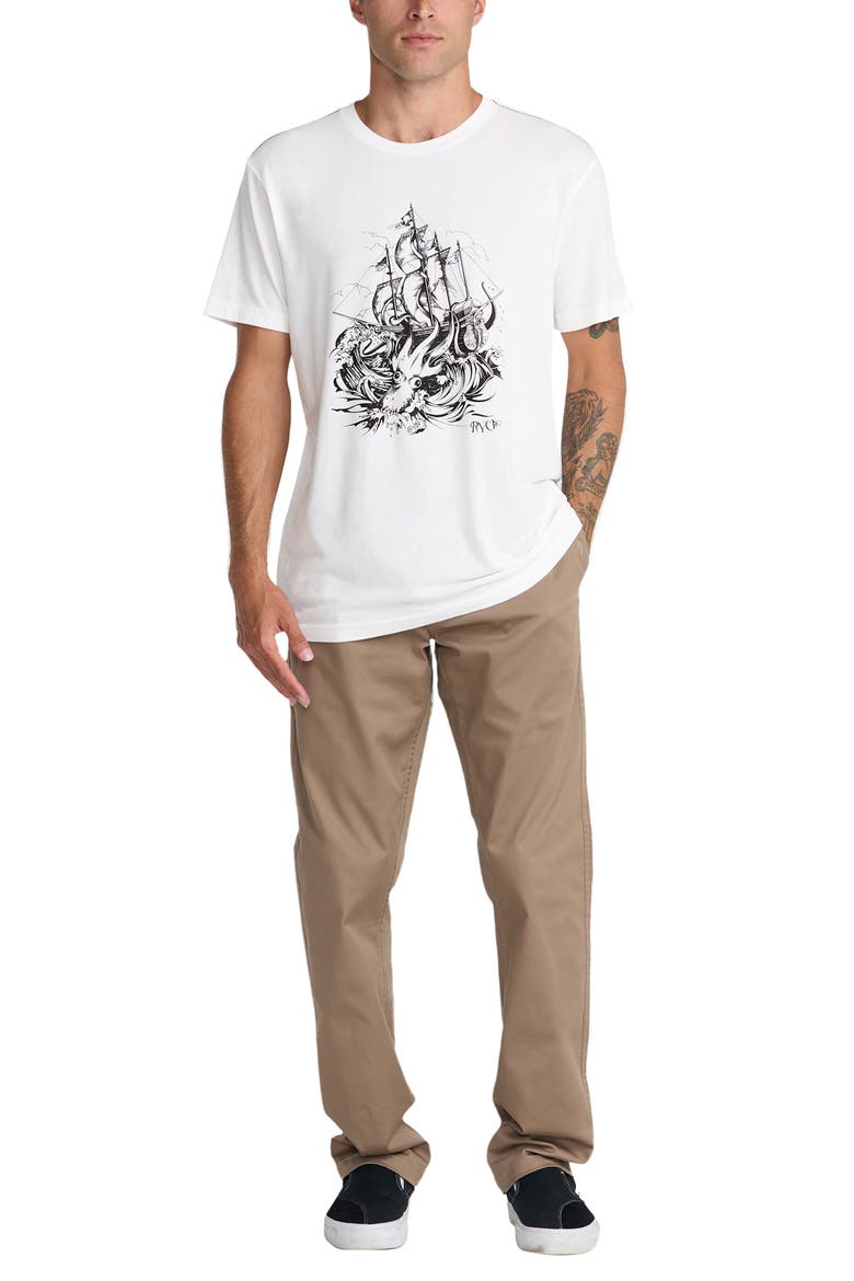 High Seas Trim Fit Graphic T-Shirt, Alternate, color, ANTIQUE WHITE