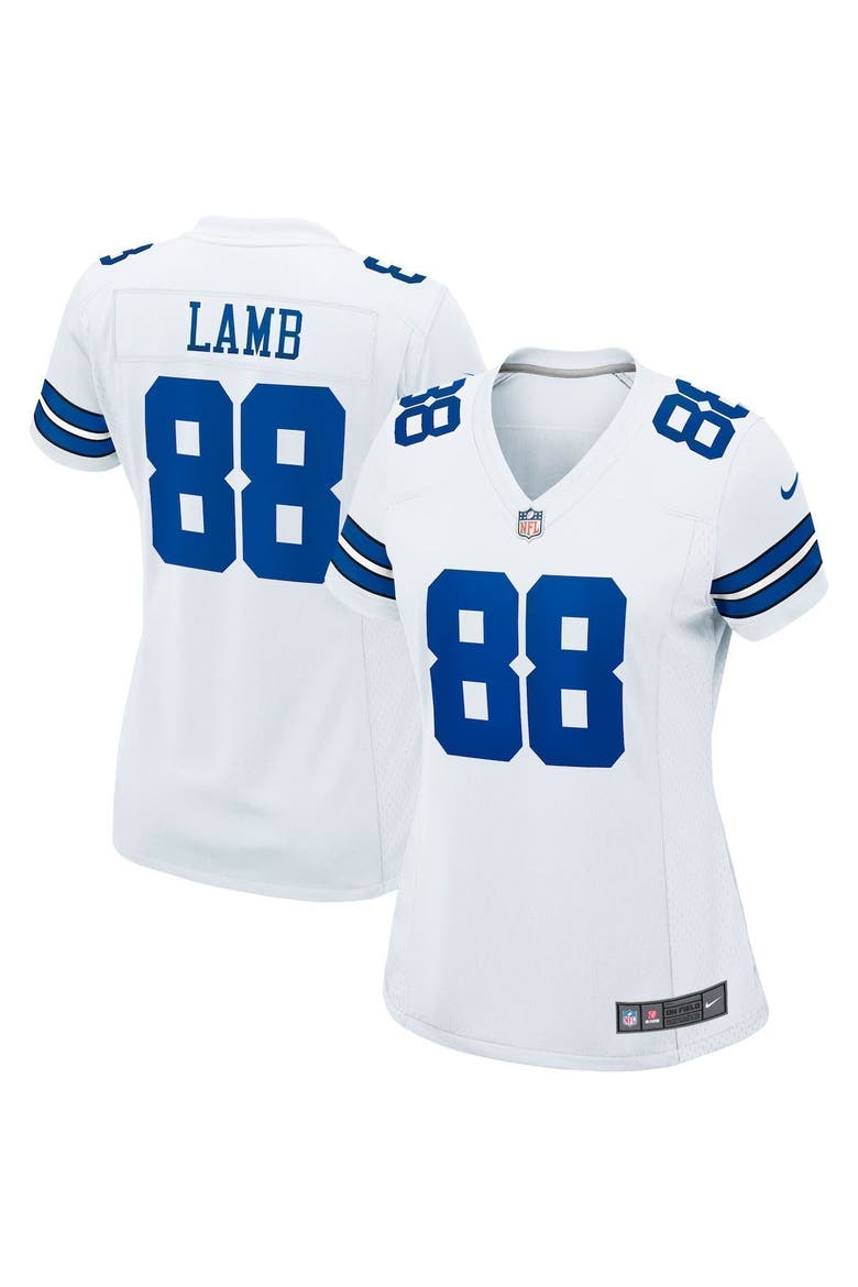 Women's Nike CeeDee Lamb White Dallas Cowboys 2nd Alternate Game Jersey, Main, color, WHITE