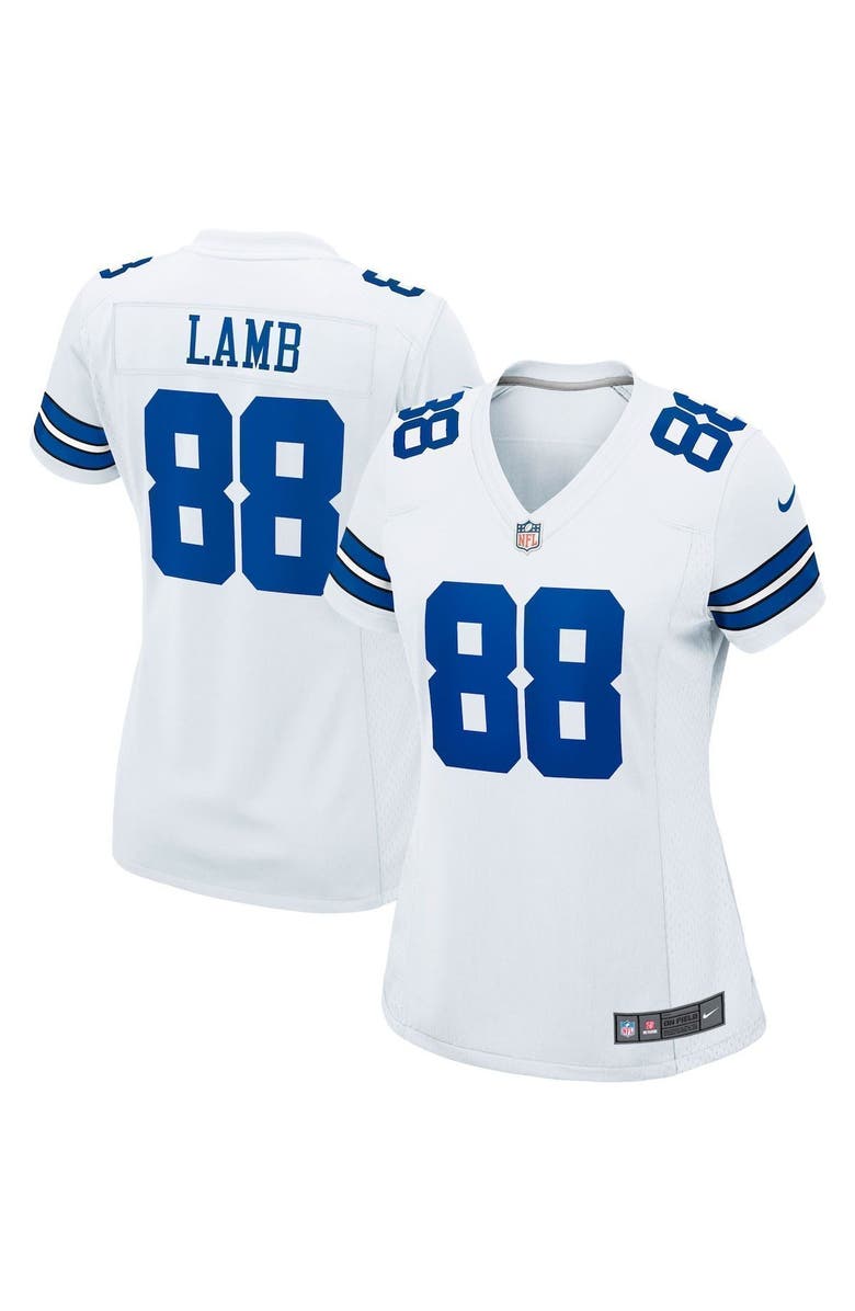 Nike Women's Nike CeeDee Lamb White Dallas Cowboys 2nd Alternate Game Jersey, Main, color, White