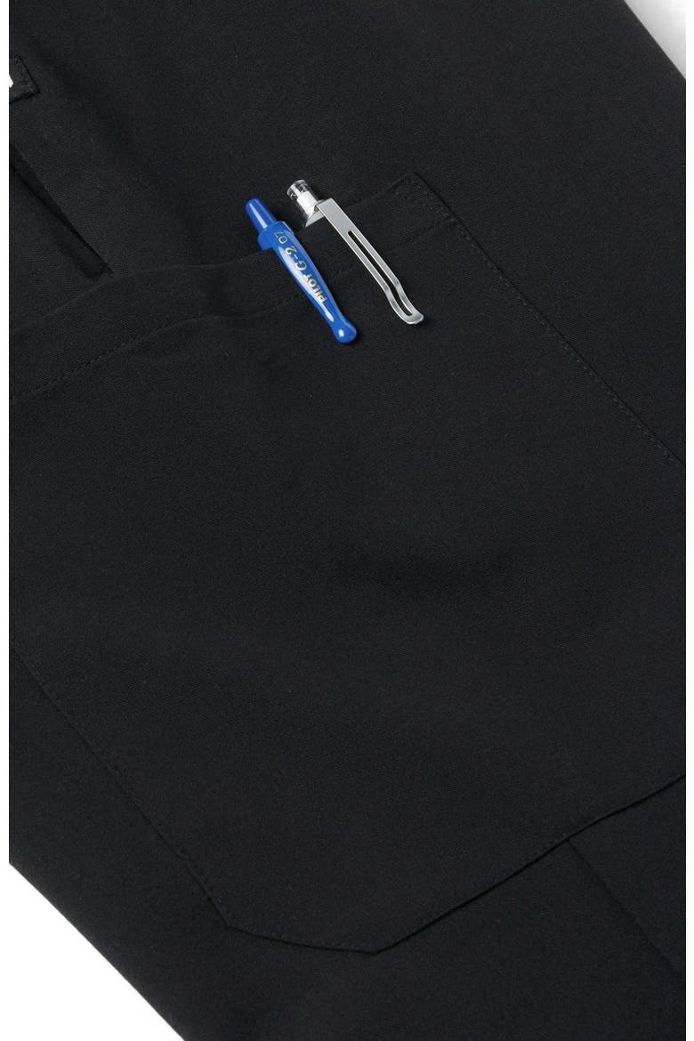 Rhodes Men's 7-Pocket Straight Leg Scrub Pant, Alternate, color, Black
