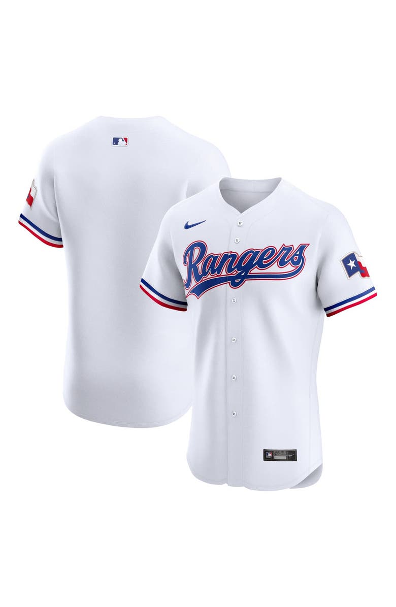 Nike Men's Nike White Texas Rangers Home Elite Jersey, Main, color,
