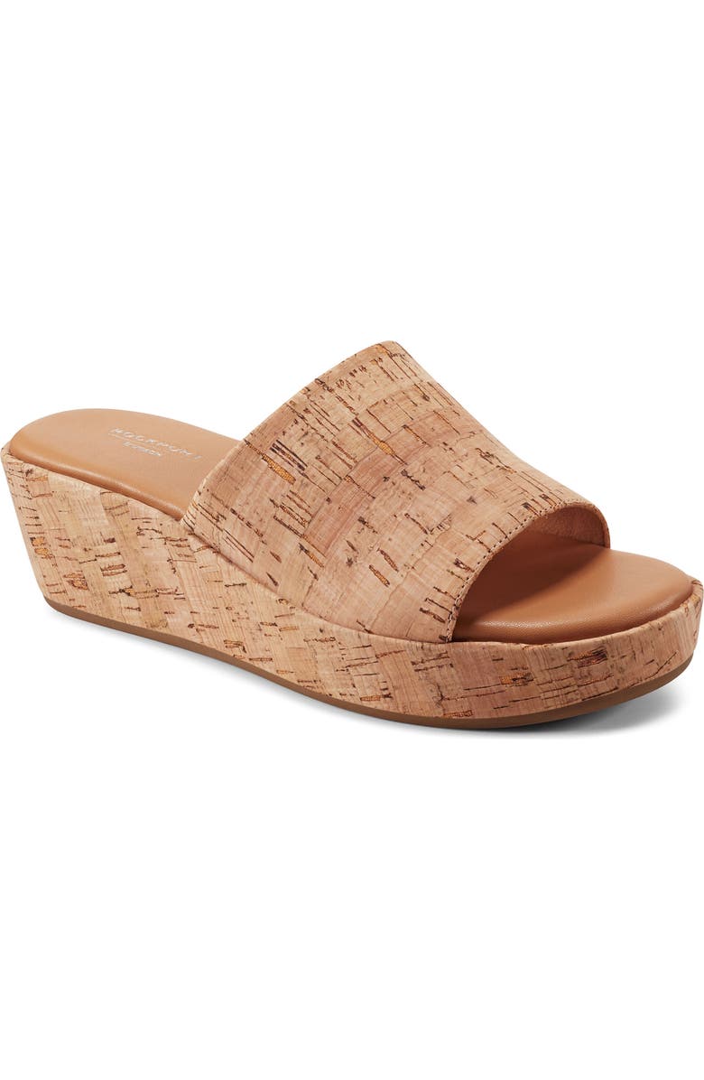 Rockport Aubriella Platform Slide Sandal, Main, color,