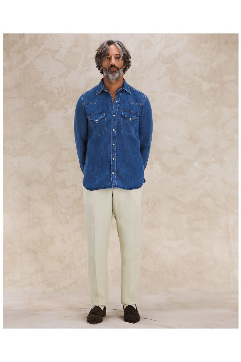 Texan Denim Shirt, Alternate, color, D310