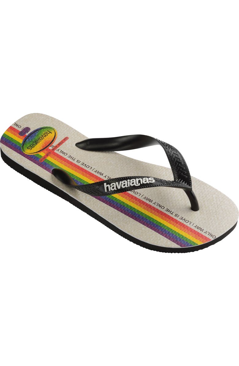 Havaianas Top Pride Rainbow Flip Flop, Alternate, color,