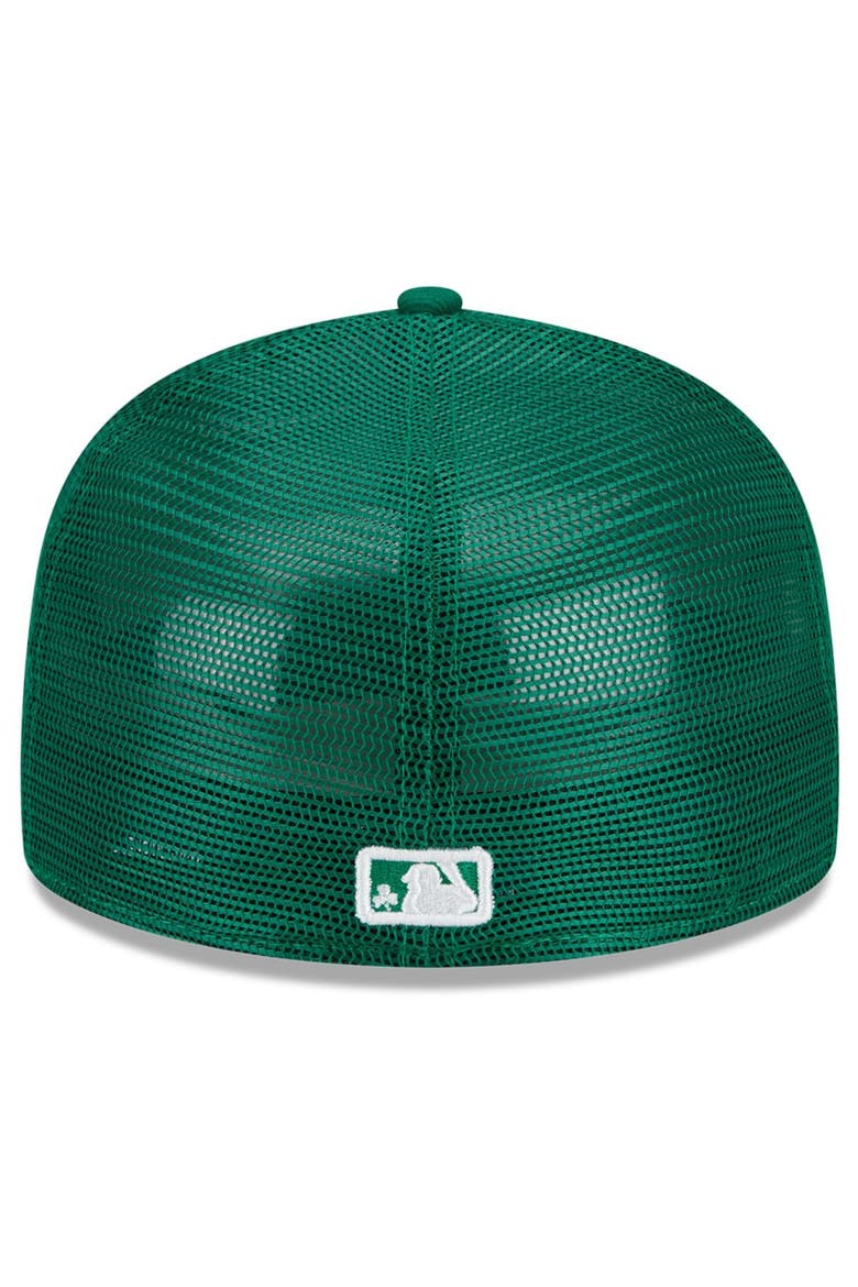 Men's New Era Green Cincinnati Reds 2022 St. Patrick's Day 59FIFTY Fitted Hat, Alternate, color, Green