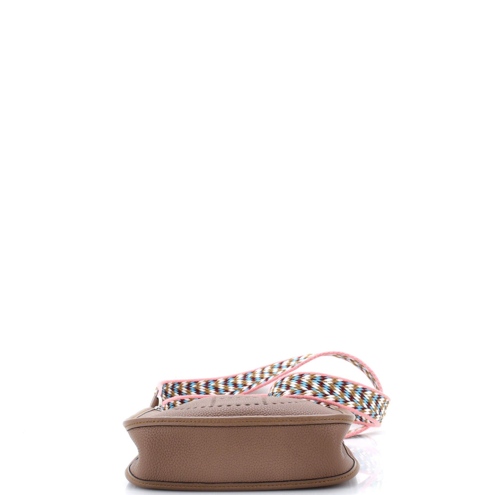 Pre-Owned Hermes Evelyne Bag Gen III Maurice TPM, Alternate, color, Beige De Weimar