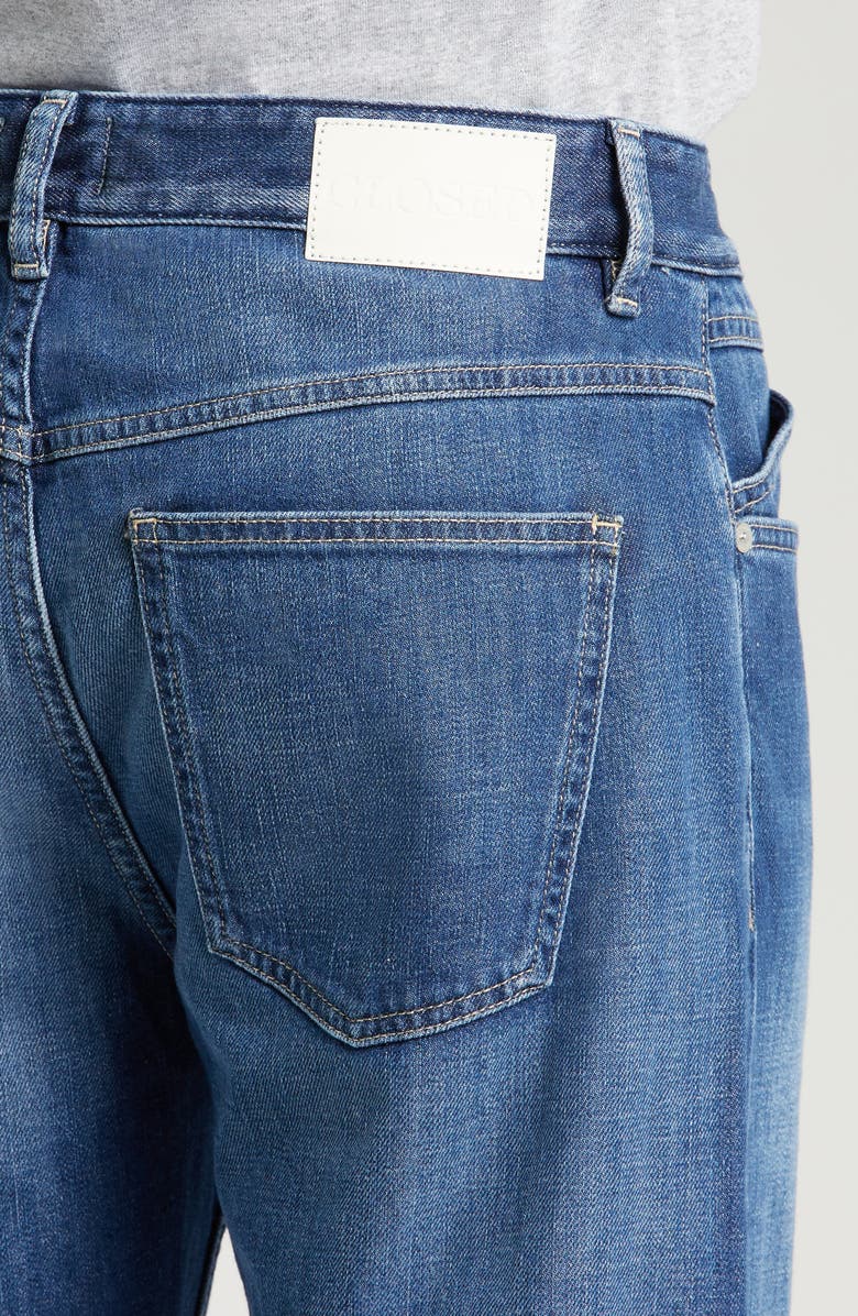 Closed Cooper True Slim Organic Cotton Straight Leg Jeans, Alternate, color, Mid Blue