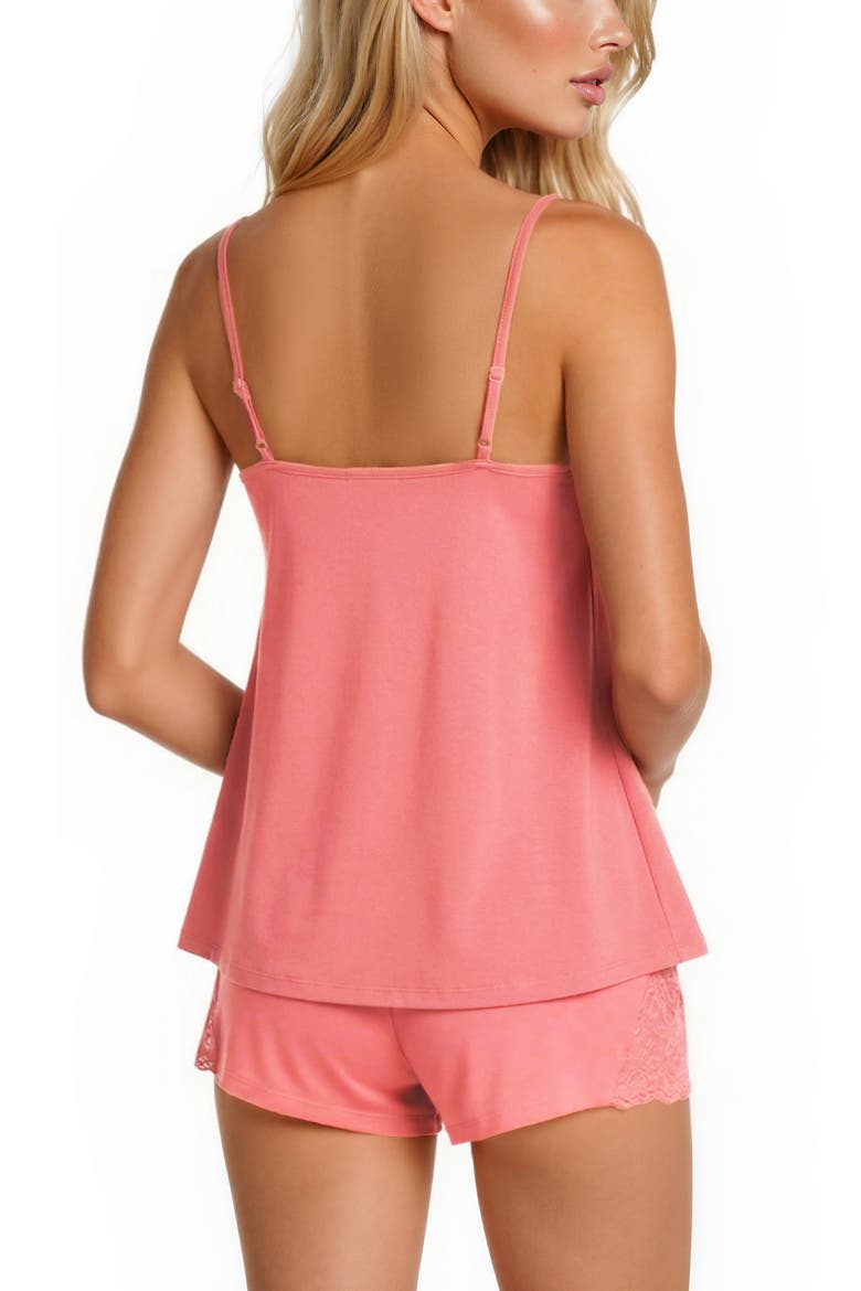 Stacy 4-Piece Pajama Set, Alternate, color, BRICK