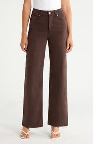 PAIGE Anessa High Waist Wide Leg Pants
