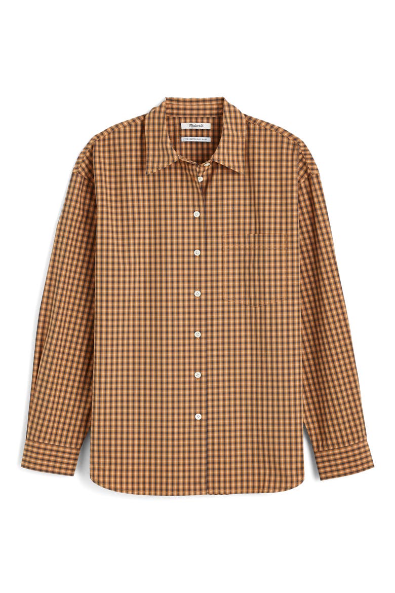 The Easy Poplin Shirt, Alternate, color, YELLOW SHADOW CHECK