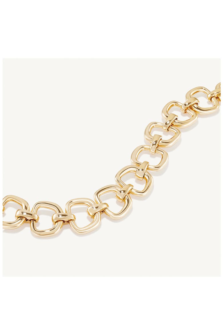 Montecito Link Bracelet, Alternate, color, GOLD