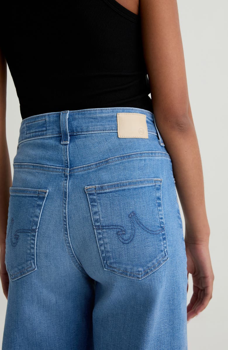 AG Deven High Waist Ultra Wide Leg Jeans, Alternate, color, Minimalist