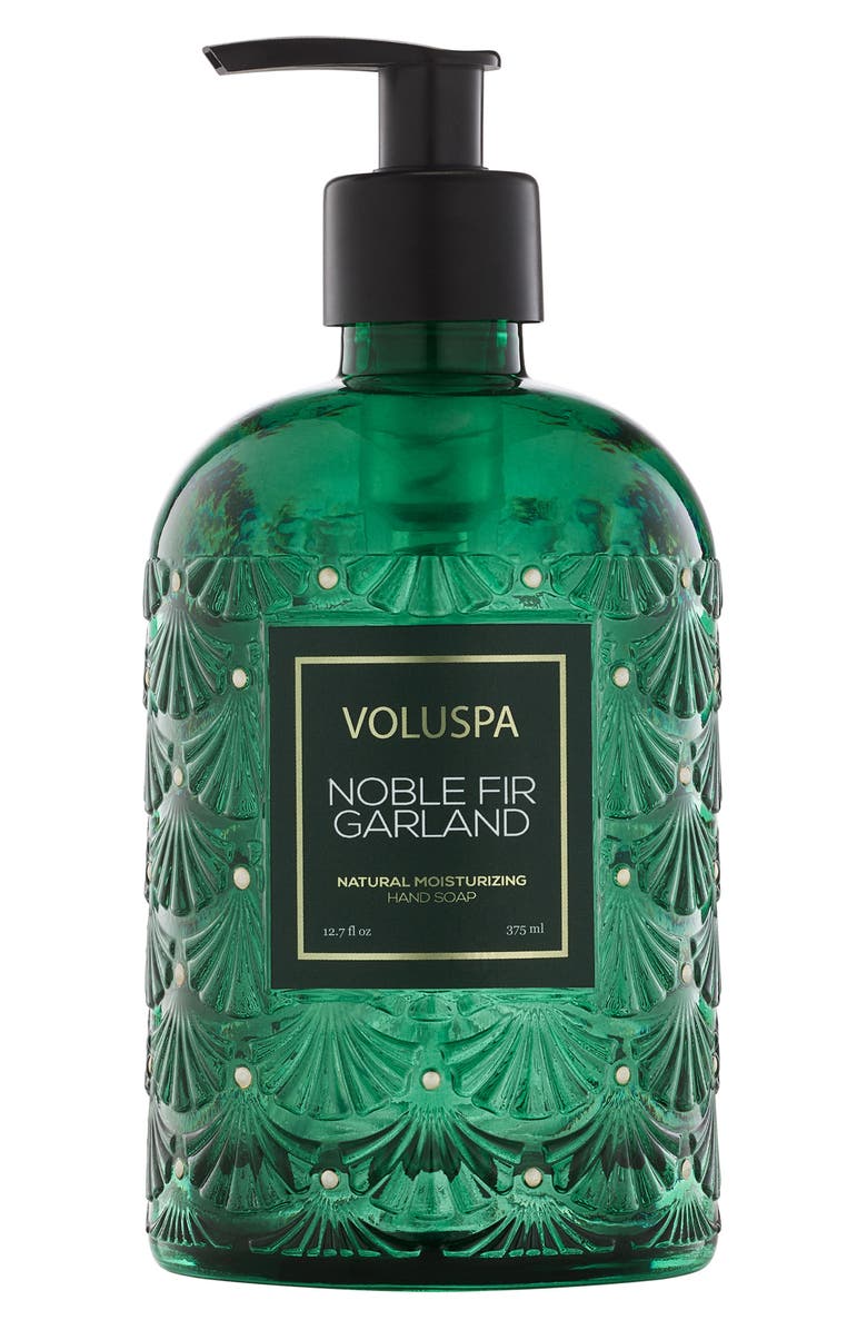 Voluspa Noble Fir Garland Hand Soap, Main, color, Noble Fir Garland