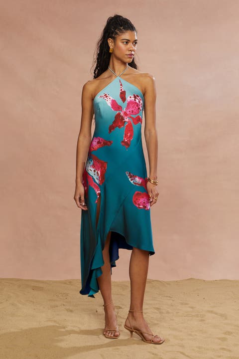 Alohi Placed Print Dress