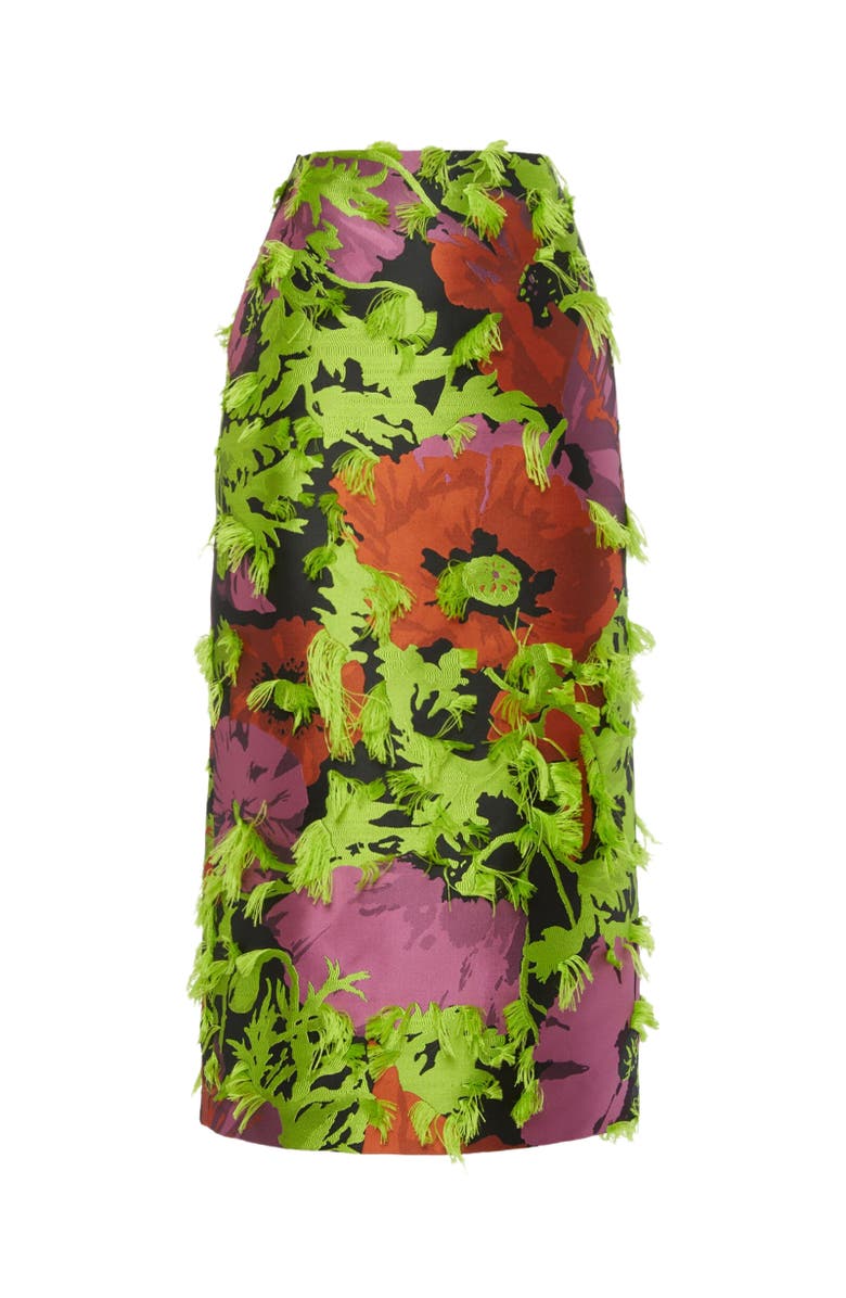 La DoubleJ Pencil Skirt Wonderland Fil Coupe Multicolor, Alternate, color, Wonderland Fil Coupe