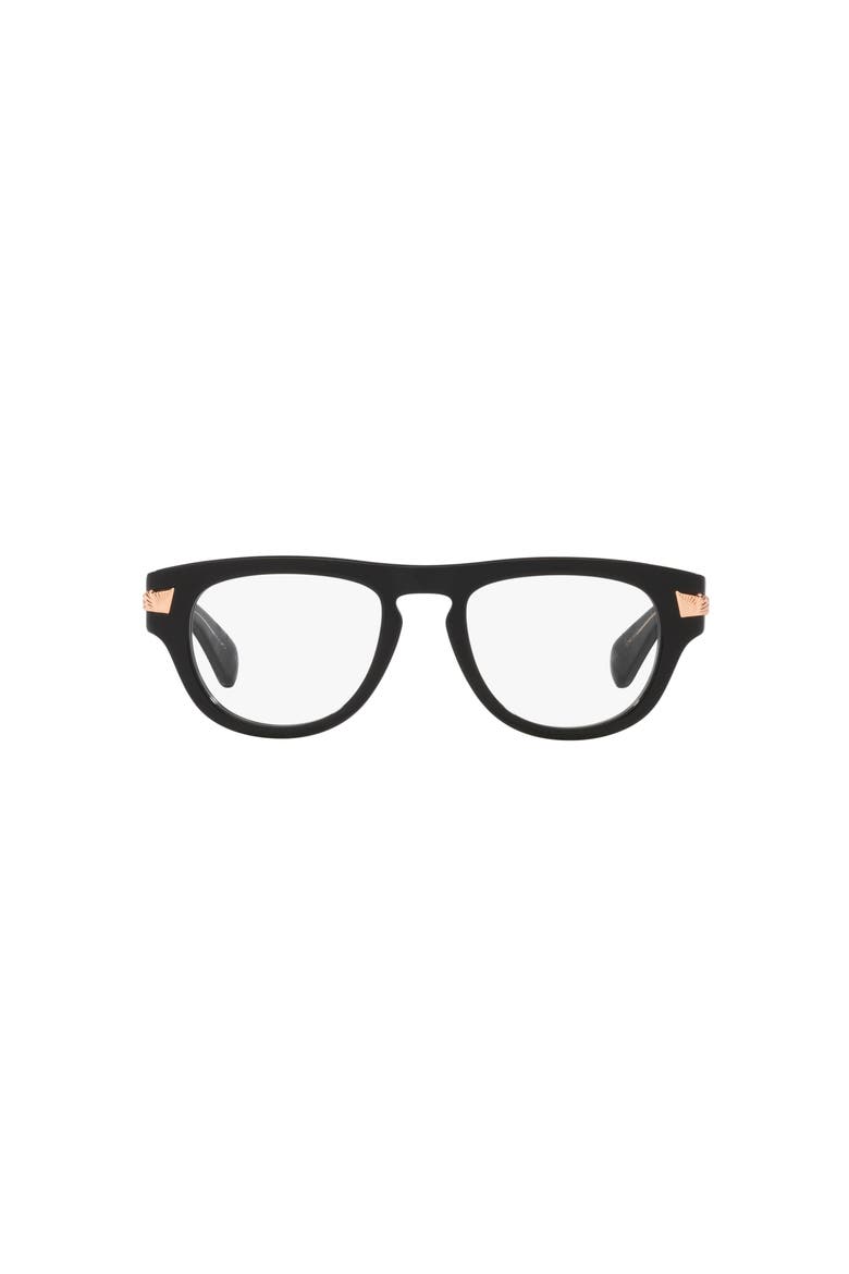 51mm Round optical glasses, Alternate, color, Black