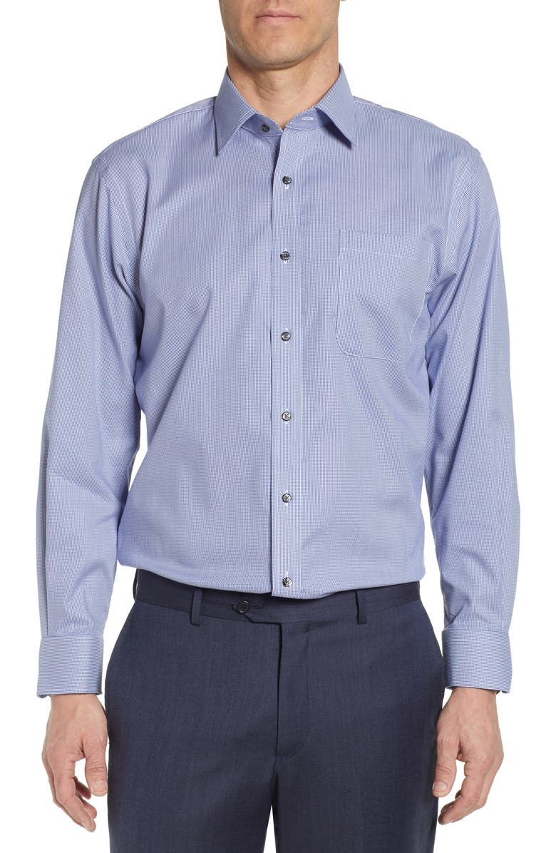 NORDSTROM MEN'S SHOP Traditional Fit Non-Iron Solid Dress Shirt, Main, color,