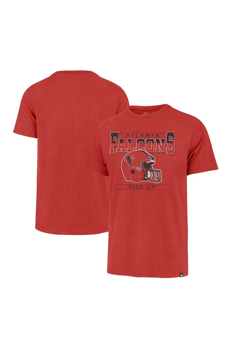 '47 Men's '47 Red Atlanta Falcons Gridiron Classics Time Lock Franklin T-Shirt, Main, color, 