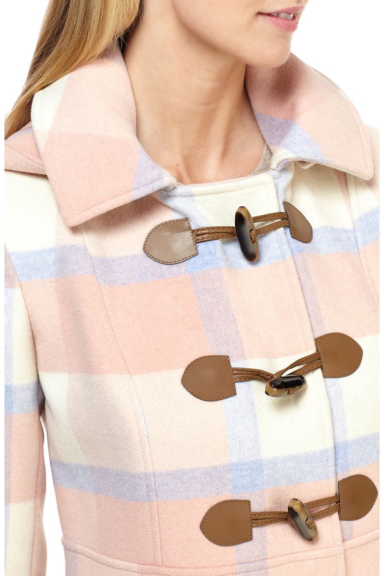 Annelise Plaid Hooded Coat (Nordstrom Exclusive), Alternate, color, MULTI