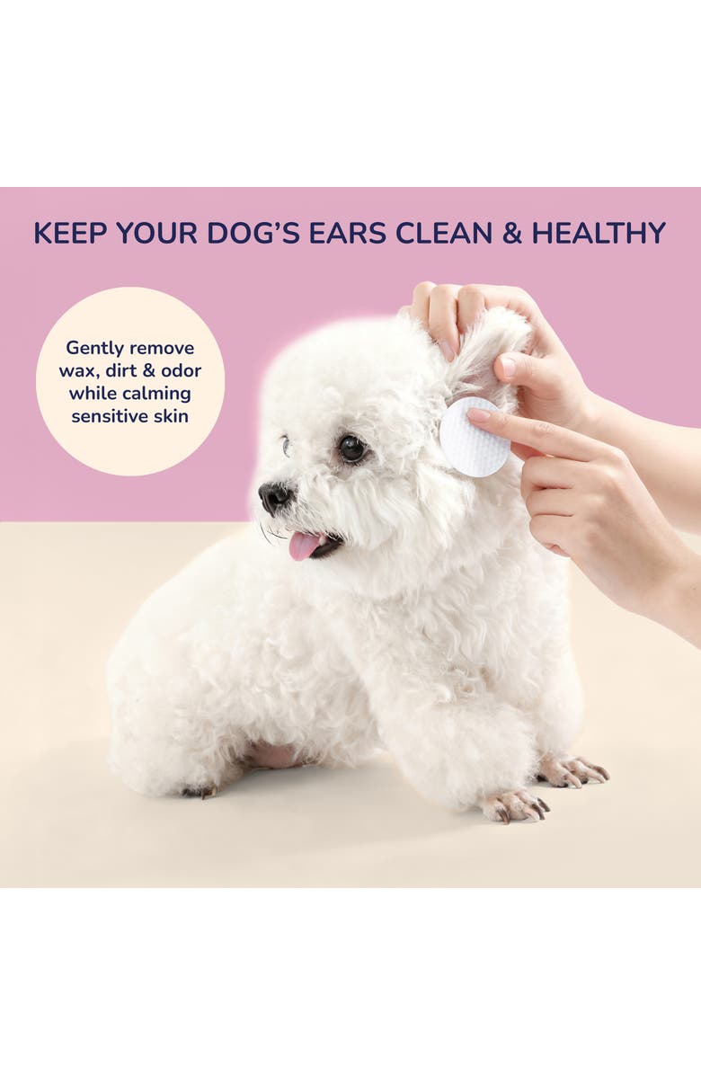 The Licker Store Hypoallergenic Dog Eye & Tear Stain Wipes with Chamomile & Oat Kernel, Alternate, color, White - 1Pack (120Ct)