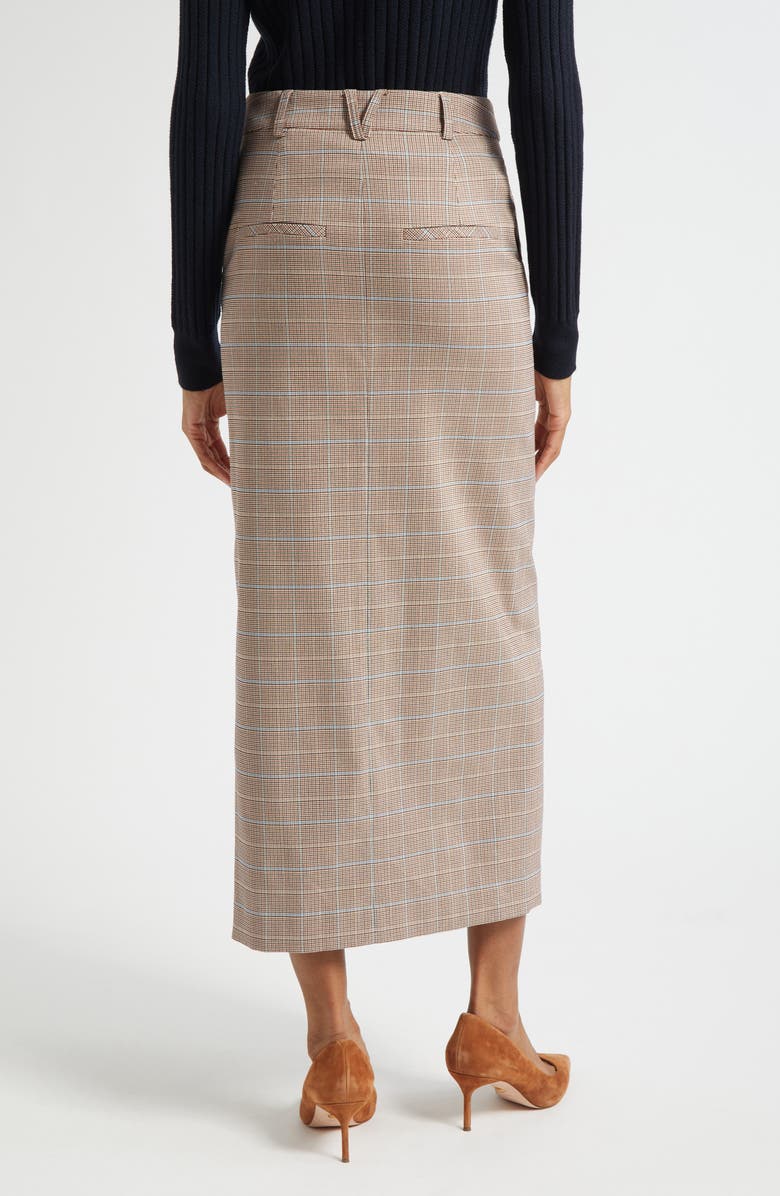 Veronica Beard Maxine Plaid Midi Skirt, Alternate, color,