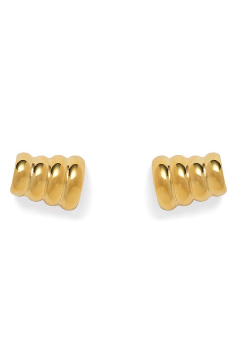 Scala Huggie Hoop Earrings