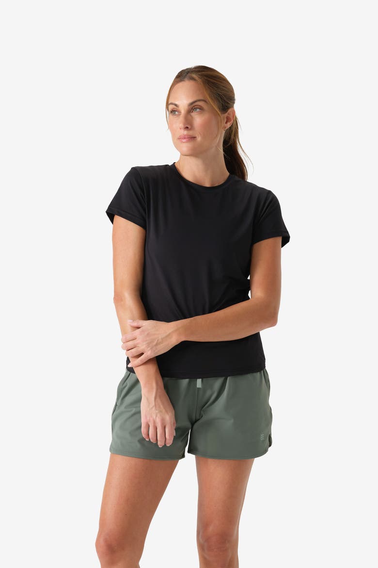 Women's Fieldsheer Aeris DriComfort Short Sleeve Tee, Alternate, color, Black