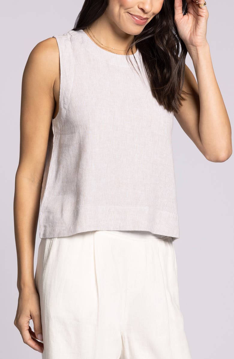 Thread 
Supply Anastasia Sleeveless Linen Blend Top, Alternate, color, 