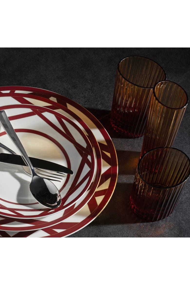 Champagne Glass Nastri Ambra, Alternate, color, Amber