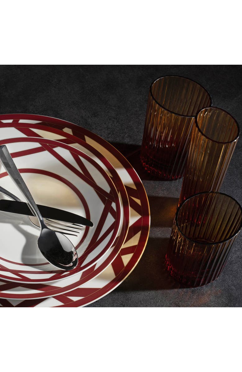 Missoni Champagne Glass Nastri Ambra, Alternate, color, Amber