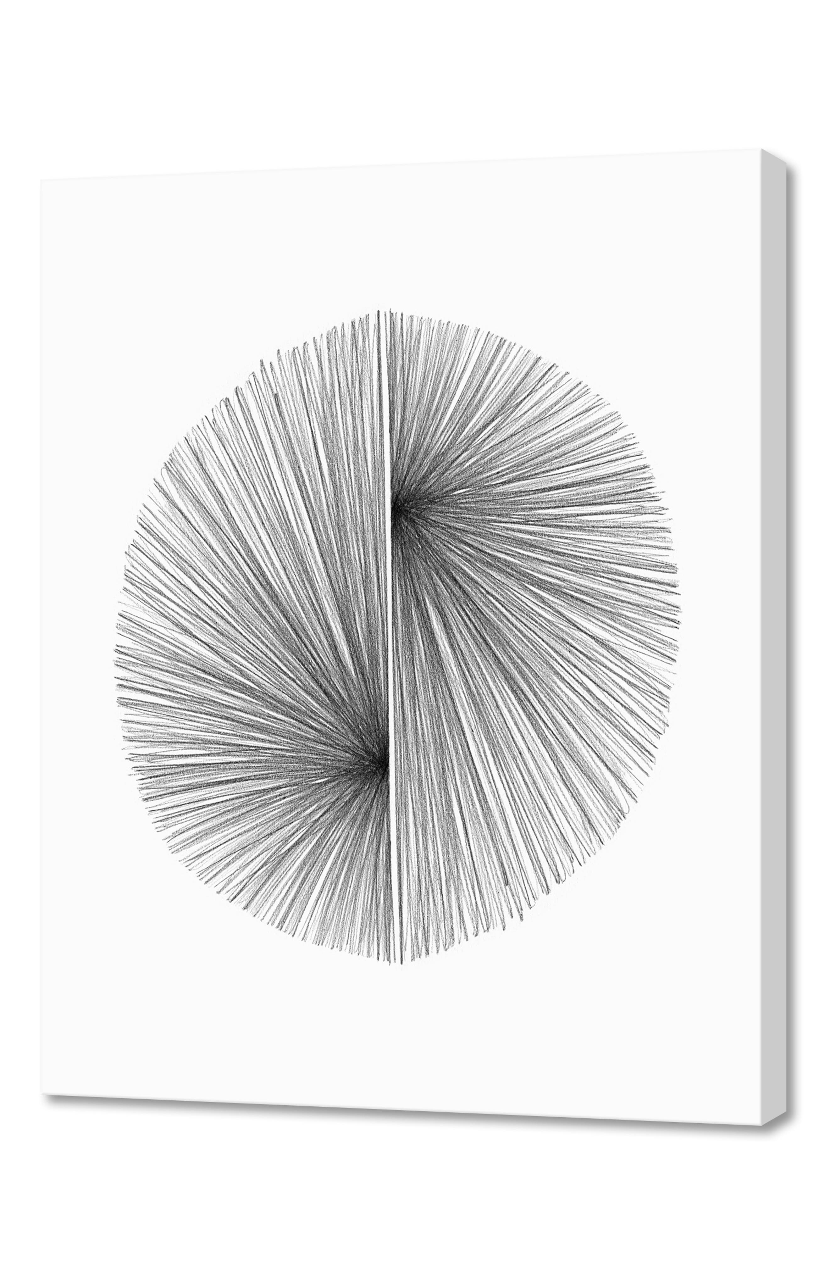 CURIOOS Mid Century Modern Geometric One Line Art Print | Nordstromrack