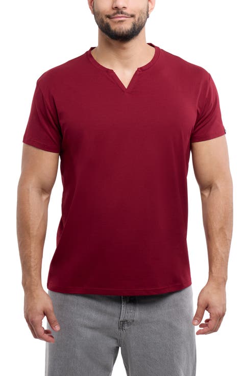 Split Neck T-Shirt