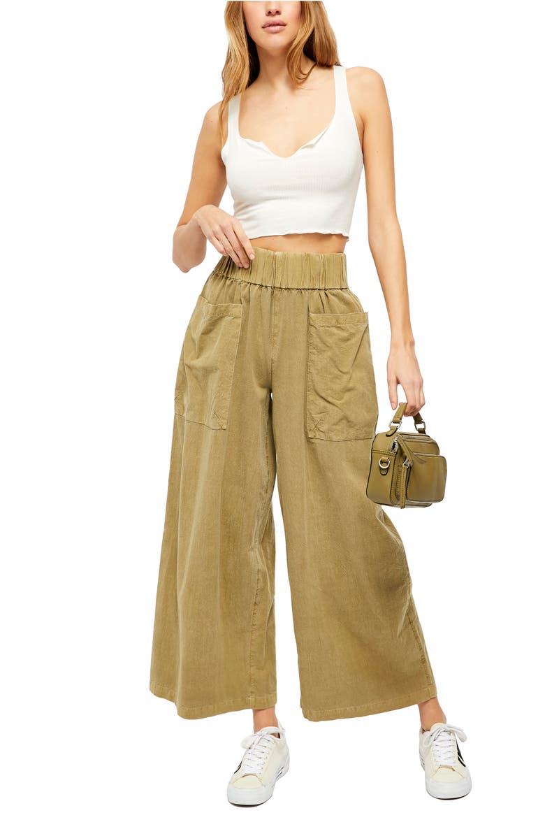 Free People Cosmic Ways Wide Leg Pants, Alternate, color, 