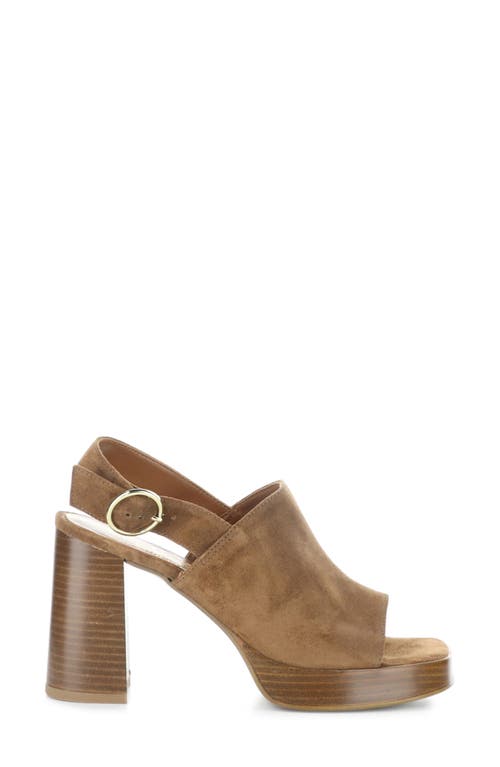 Bos. & Co. Farin Slingback Platform Sandal In Earth