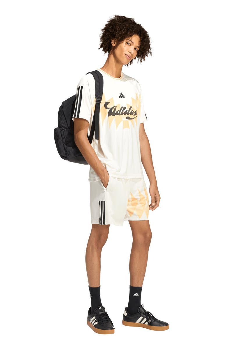 adidas Tiro X Common Goal Jersey T-Shirt, Alternate, color, Dusky Bronze/ Off White/ Black