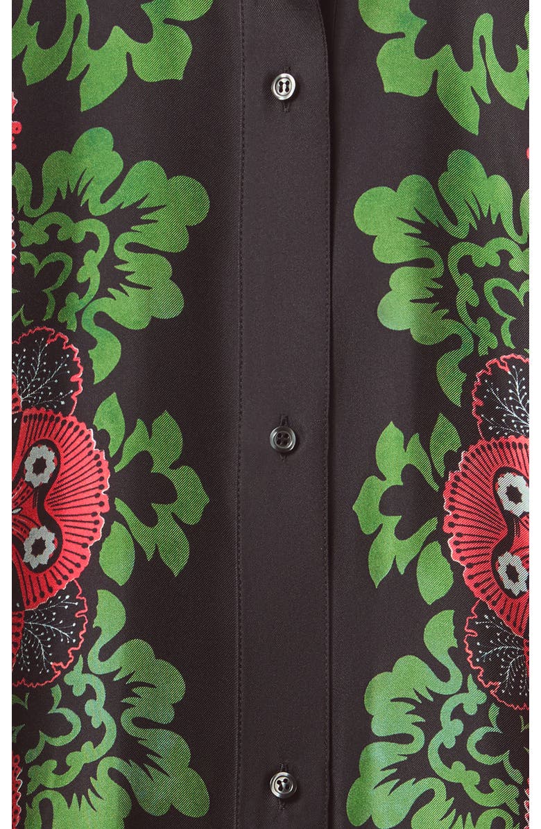 La DubleJ Foulard Shirt Placée, Alternate, color, Bounty Placée Red