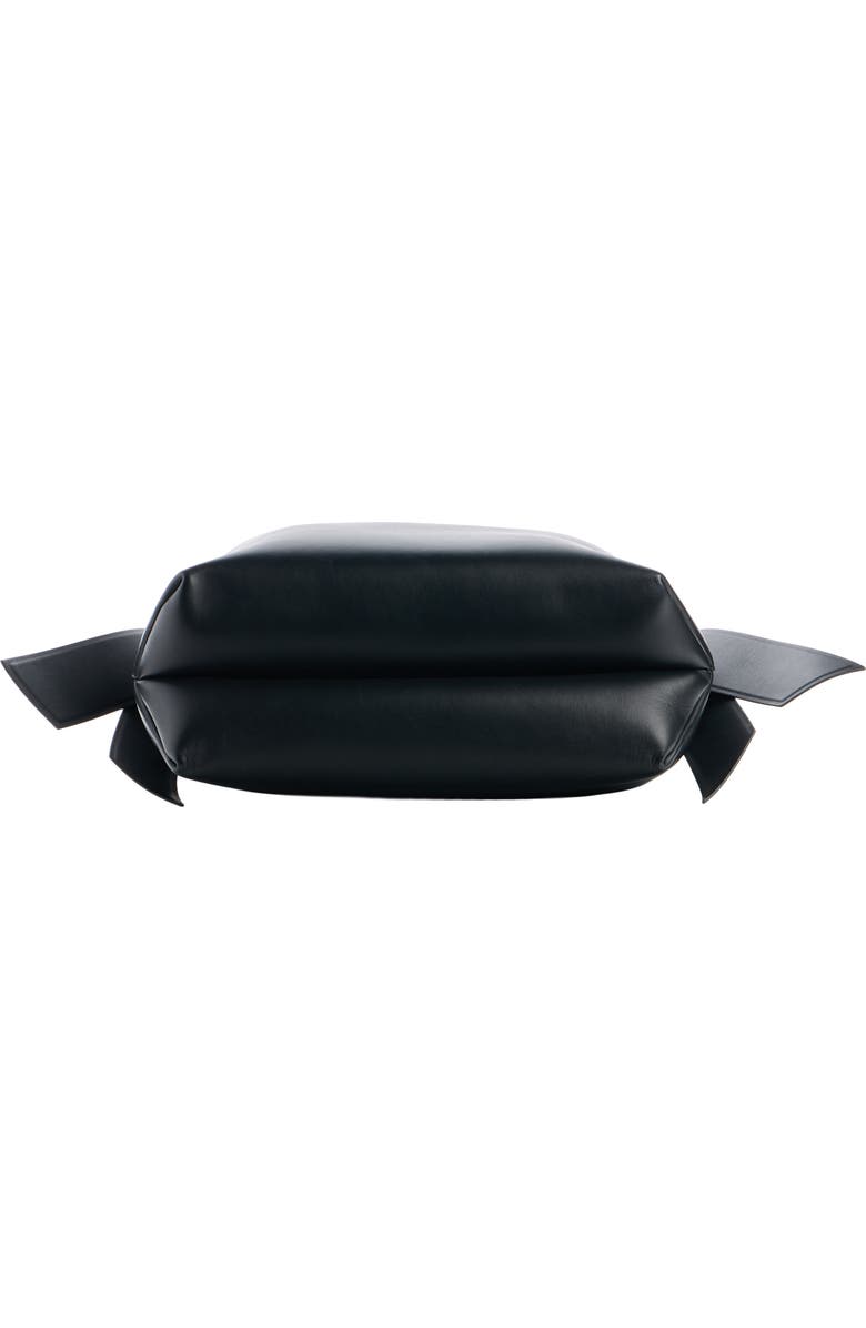 Acne Studios Midi Musubi Leather Bag, Alternate, color, Black