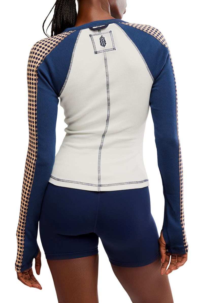 Kick Off Print Henley
