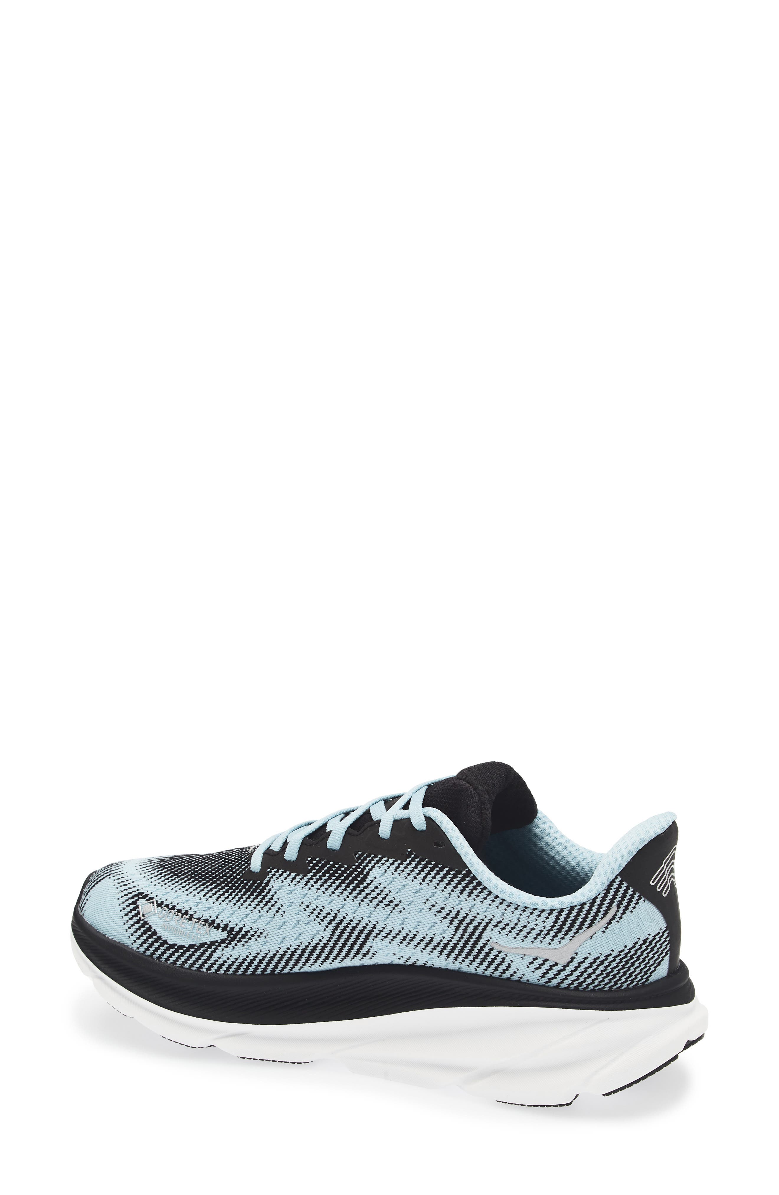 HOKA Clifton 9 GTX Shoe, Alternate, color, Black / Raindrop