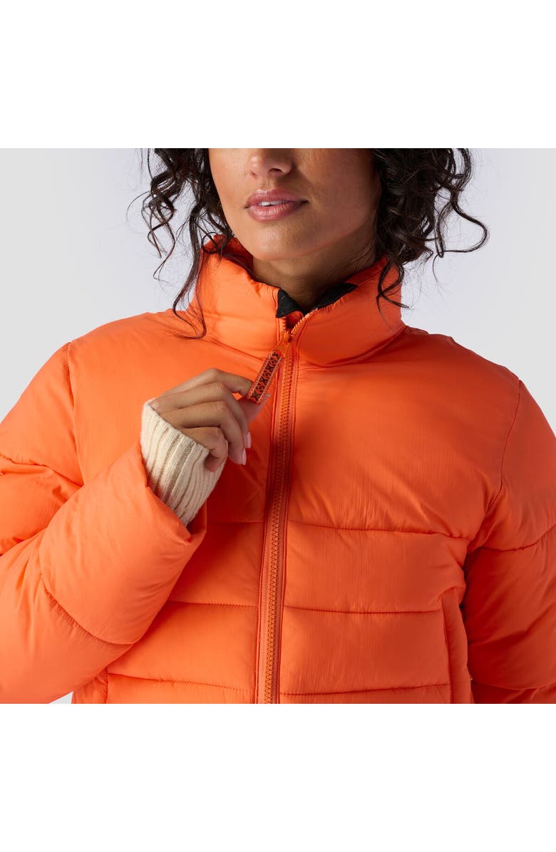 Stoic Synthetic Insulated Crop Jacket - Women's, Alternate, color, Vermillion Orange