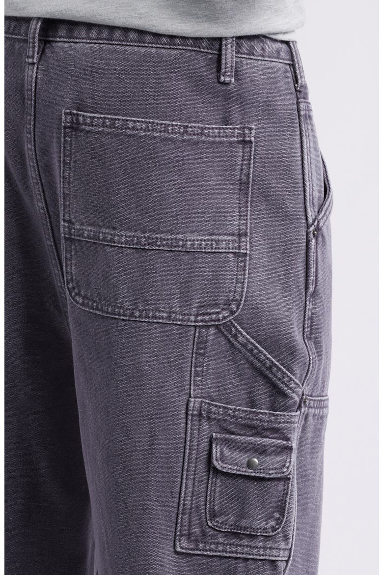 Relaxed Fit Denim Carpenter Pants, Alternate, color, GREY
