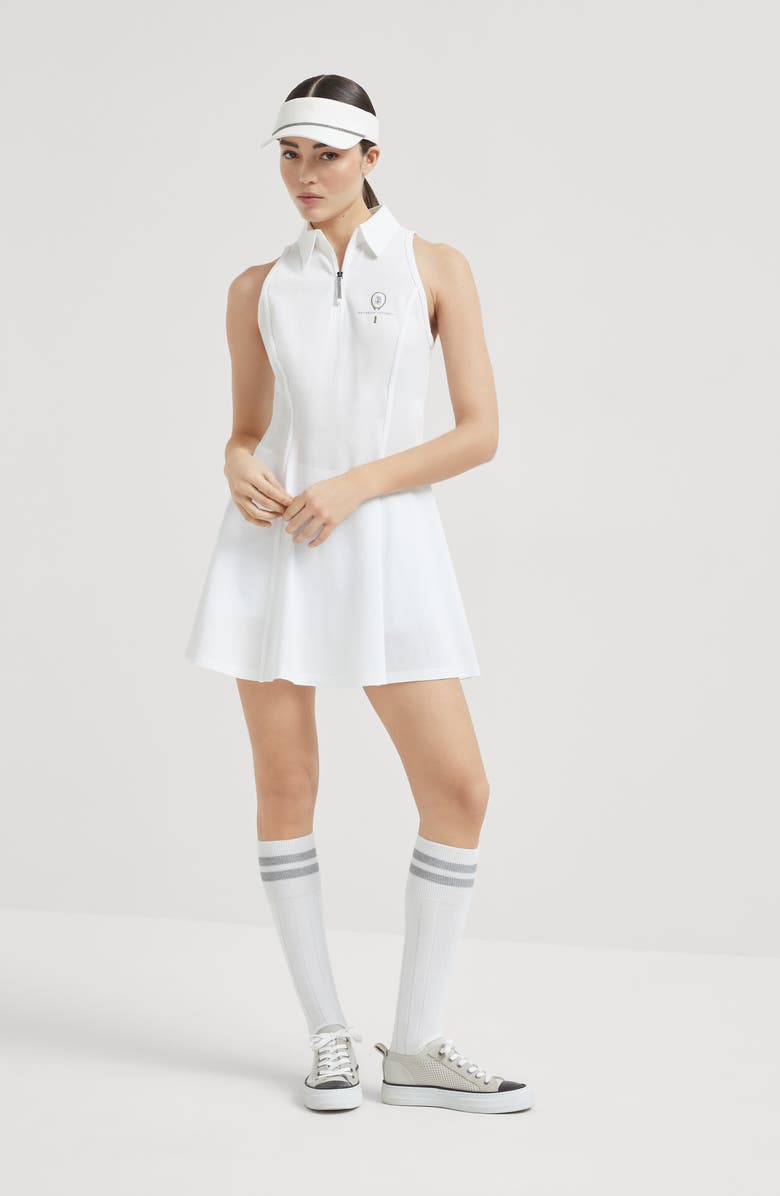 Brunello Cucinelli Dress with Tennis logo, Alternate, color, 