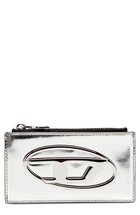 1DR Metallic Leather Card Holder
