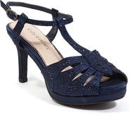 LADY COUTURE Midnight Rhinestone Sandal